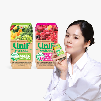 [유니프] 믹스 베리&그린 주스