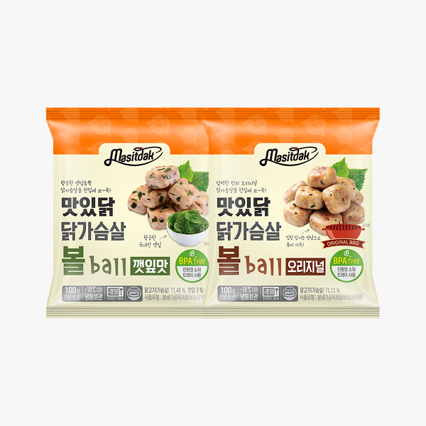 [맛있닭] 닭가슴살볼 5+5 & 10+10