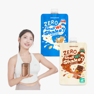 [제로스푼] 쉘위쉐이크 무설탕 단백질 쉐이크 파우치