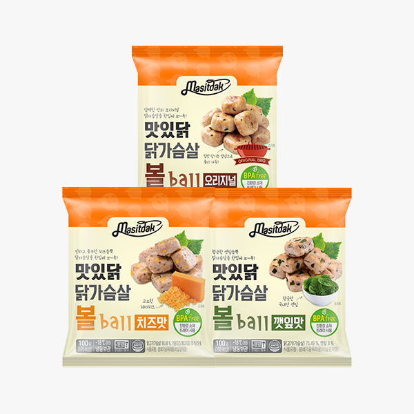 [맛있닭] 닭가슴살 볼 5+5 & 10+10