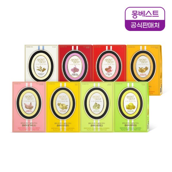 [몽베스트] 위드 더 블랜딩 콤부차 8종 200g