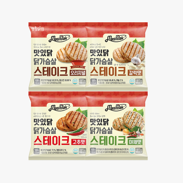 [맛있닭] 닭가슴살 스테이크 6+6 & 10+10
