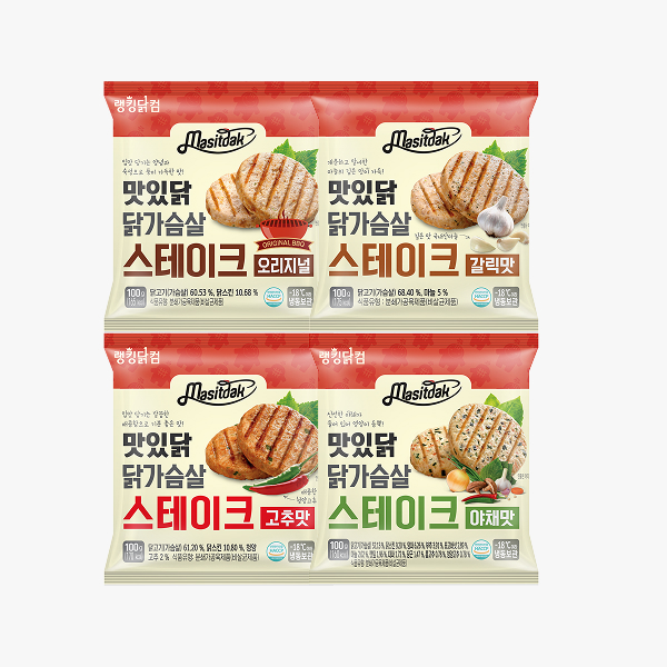 [맛있닭] 닭가슴살 스테이크 6+6 & 10+10
