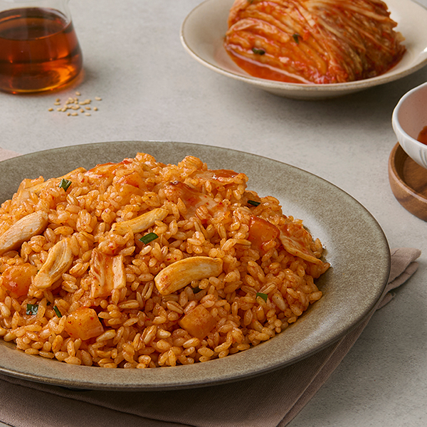맛있닭 점보 닭가슴살 볶음밥 김치맛 350g