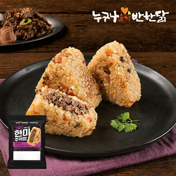 [누구나홀딱반한닭] 그릴드 현미 주먹밥