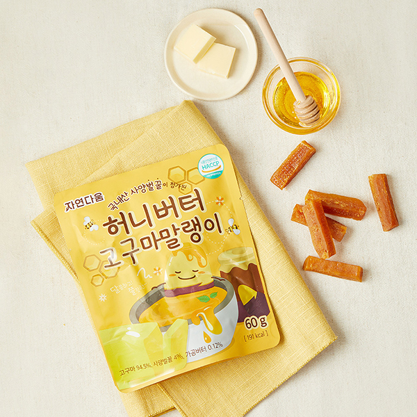 [자연다움] 국내산 사양벌꿀 허니버터 고구마 말랭이