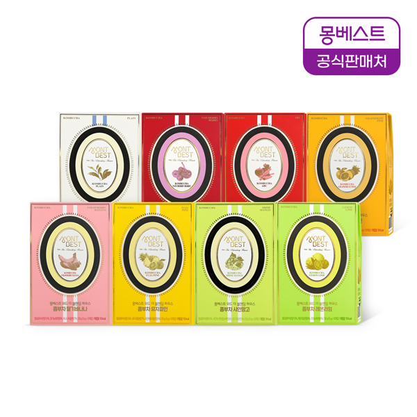 [몽베스트] 위드 더 블랜딩 하우스 티 & 콤부차 12종 6~50g