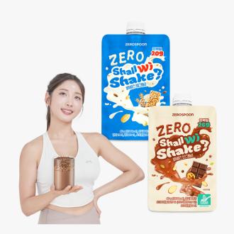 [제로스푼] 쉘위쉐이크 무설탕 단백질 쉐이크 파우치