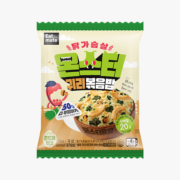 [잇메이트] 닭가슴살 몬스터 귀리볶음밥