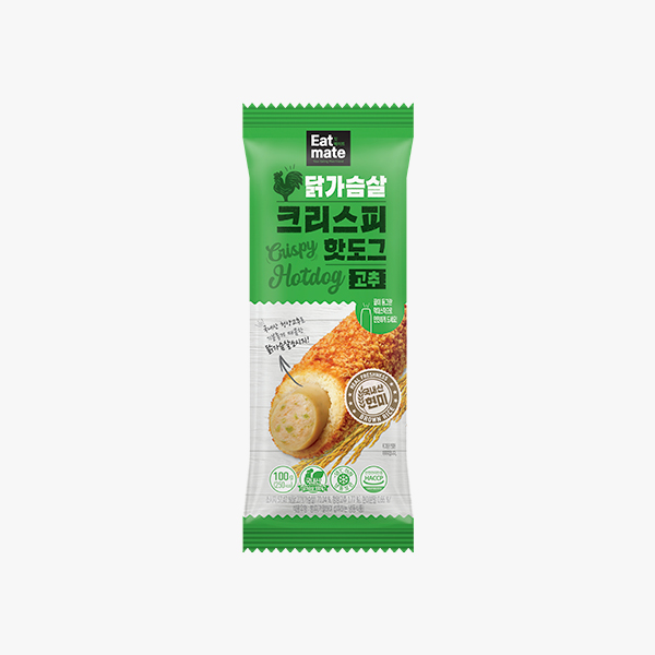 [잇메이트] 닭가슴살 크리스피 핫도그