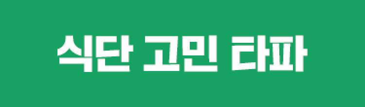 식단 고민 타파