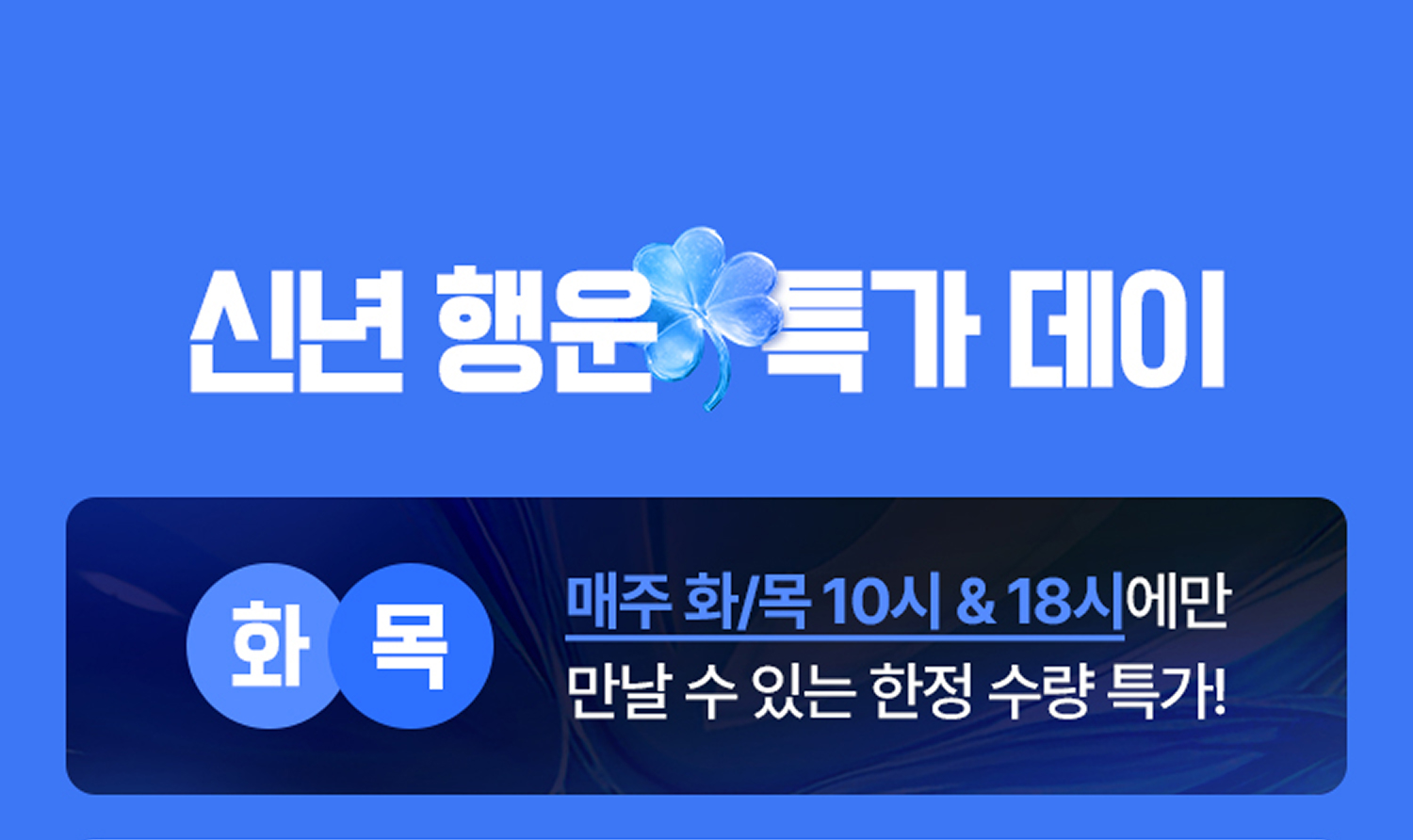 신년 행운 특가데이