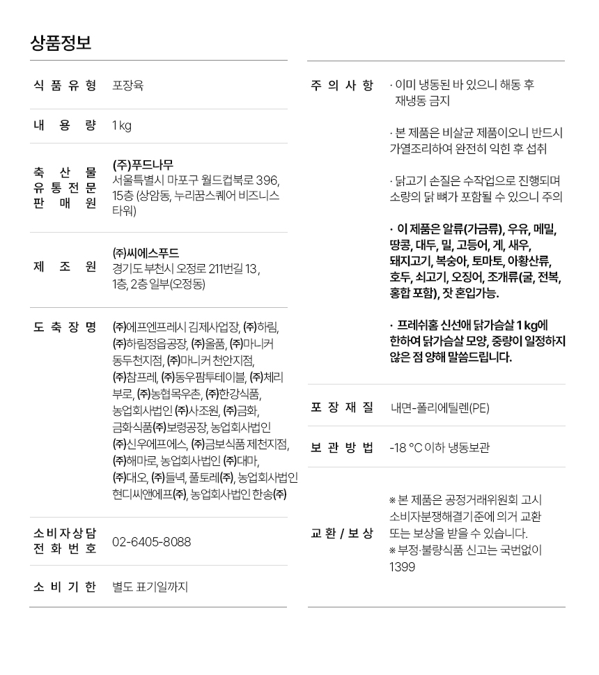 상품정보
