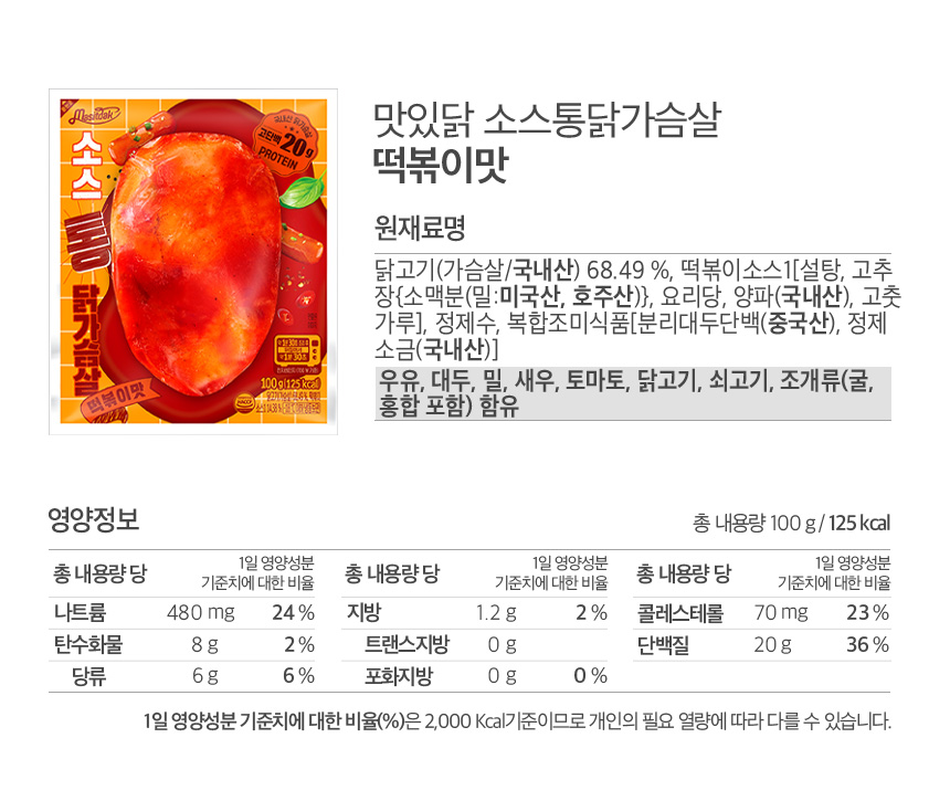 떡볶이맛_영양정보